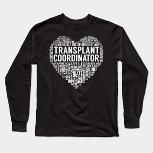 Transplant Coordinator Heart Long Sleeve T-Shirt